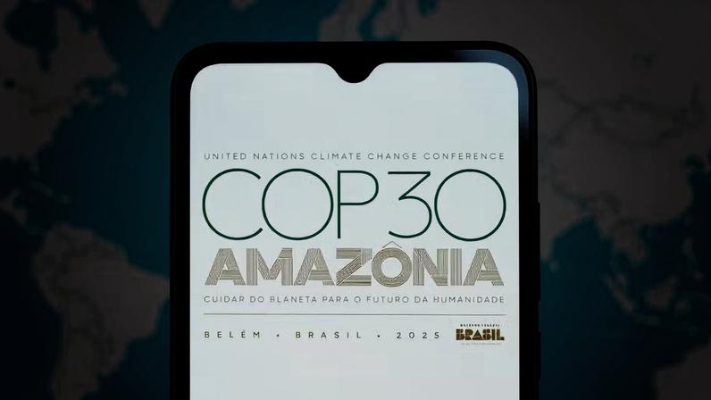 COP30 tem de se tornar uma conferência de decisões práticas e oportunidades concretas, onde a tecnologia brasileira mostre sua capacidade de entregar soluções reais, escaláveis e de impacto global — Foto: Thomas Fuller/SOPA Images/LightRocket via Getty Images