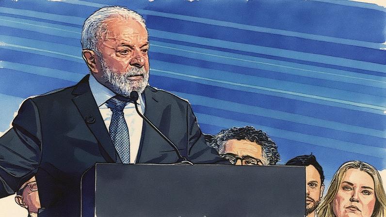 O presidente Lula, nesta sexta-feira (15/08/2025) (Foto: Canal Gov/Youtube)