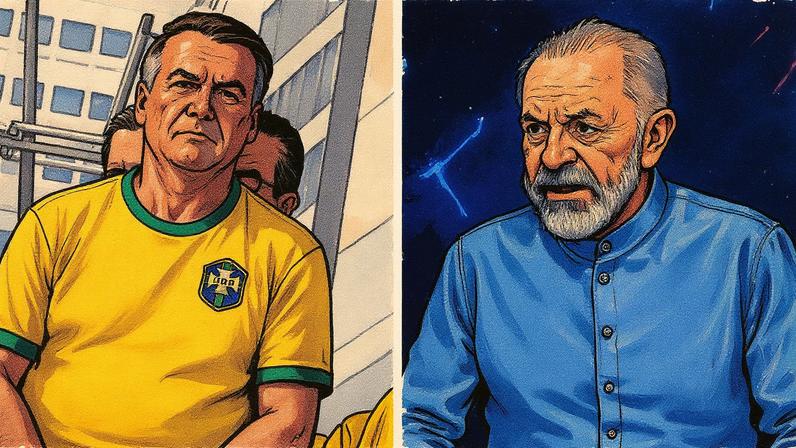 Bolsonaro e Lula caíram no mesmo banheiro na Alvorada (Foto: Agência O Globo)
