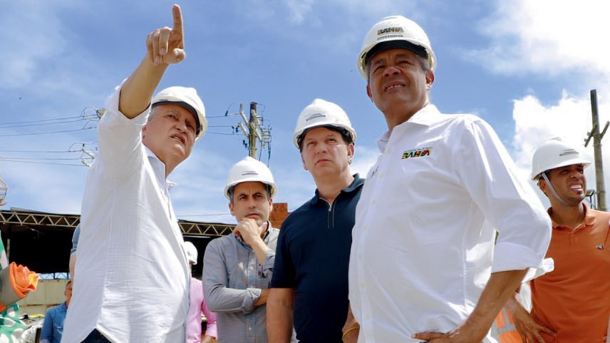 DIFICULDADE - Rui Costa e Jerônimo Rodrigues: dupla teria sérias dificuldades se disputa ao governo fosse hoje (Foto: @sedurbahia/Instagram)