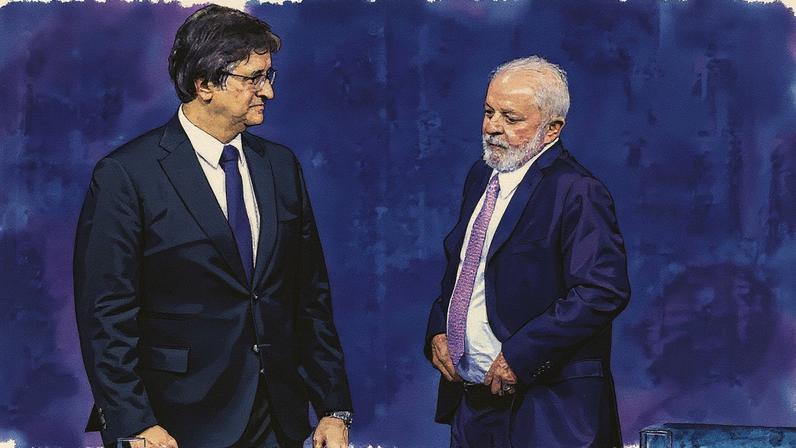 Procurador-geral da República, Paulo Gonet, e o presidente Lula (Foto: Cristiano Mariz/Agência O Globo)