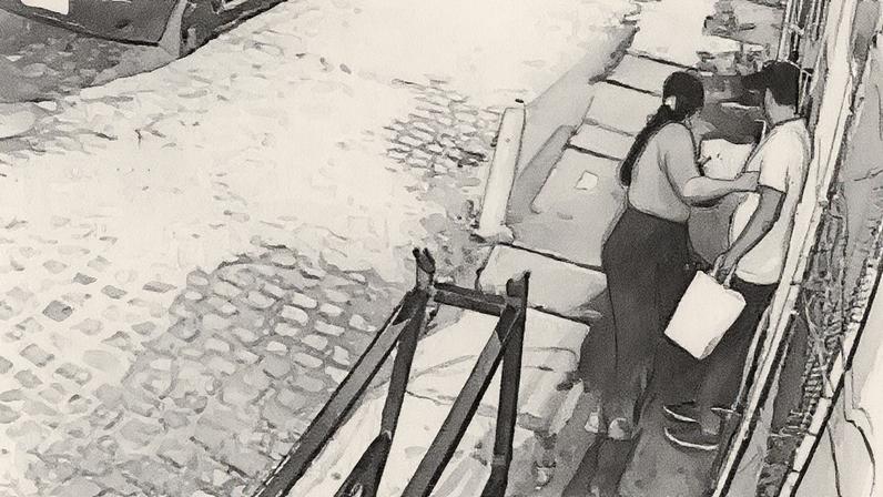 Em Recife, cabo de energia despenca de poste e atinge casal que chegava em casa (Foto: Reprodução)