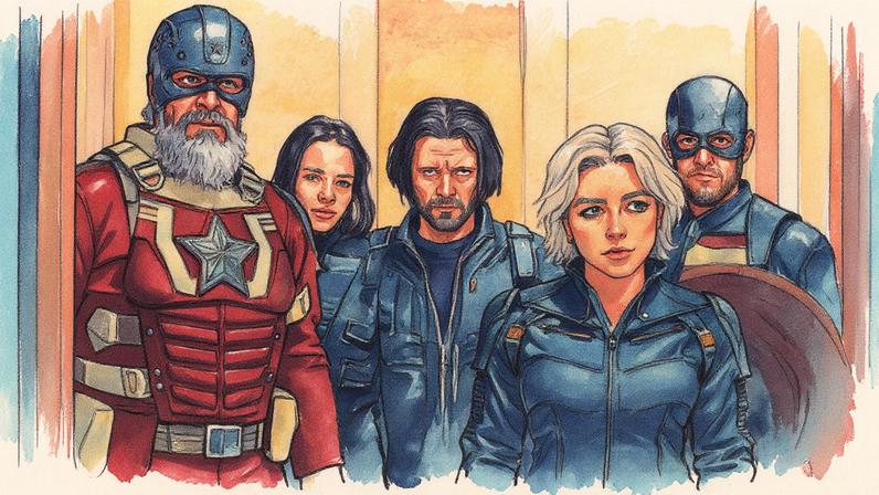 Cena do filme 'Thunderbolts' - Marvel Studios/Divulgação (Foto: Marvel Studios/Divulgação)