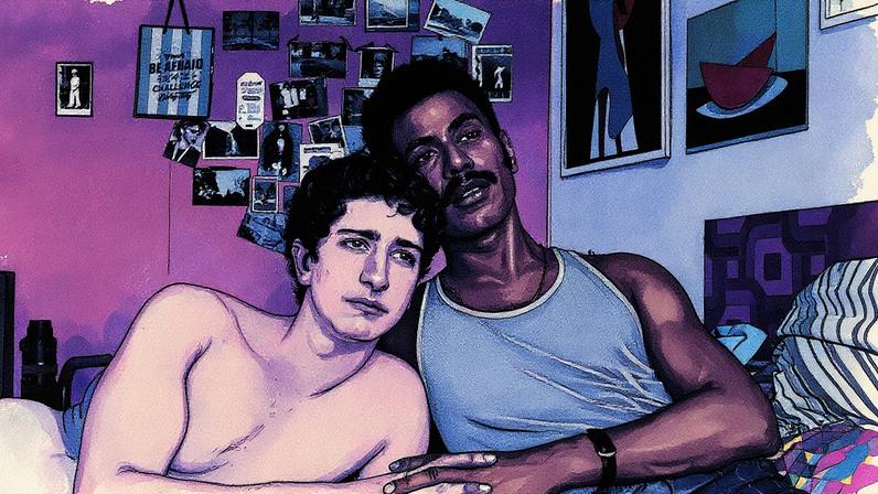 Johnny Massaro e Ícaro Silva em cena da série "Máscaras de Oxigênio Não Cairão Automaticamente" (Foto: Reprodução)