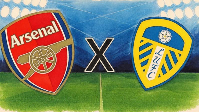 Arsenal recebe o Leeds, pela segunda rodada do Campeonato Inglês (Foto: arte)