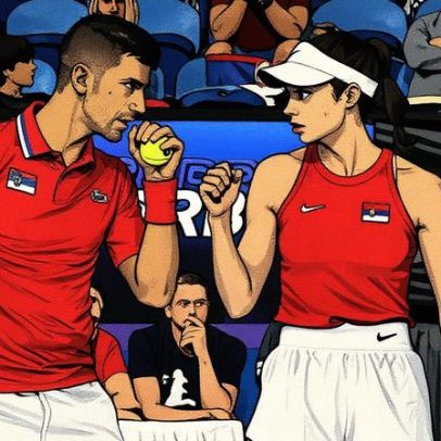 Danilovic celebra oportunidade de jogar ao lado de Djokovic nas duplas mistas