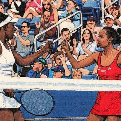 Venus conquista vitória na dupla e elogia desempenho de Fernandez