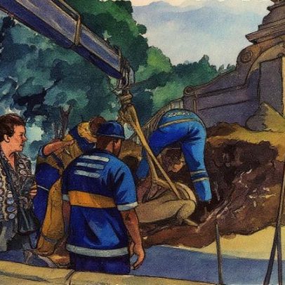 Operação retira jacarés de bronze do Passeio Público após tentativa de furto