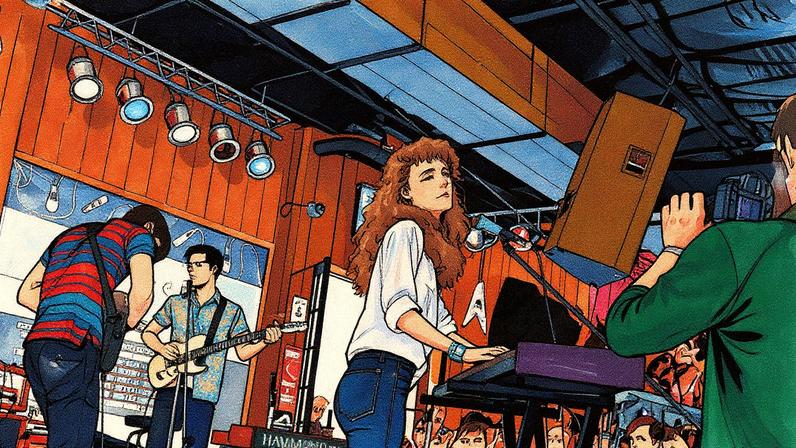 Tennis, a banda, em turnê em 2012: Fotos de Alaina Moore e Patrick Riley no 'The Tonight Show', no SXSW e mais. (Foto: Reprodução)