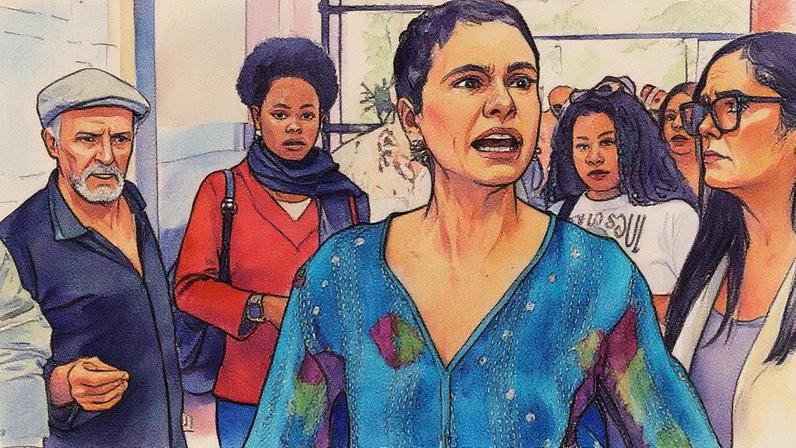 Celina (Malu Galli) consegue impedir tragédia com maionese contaminada (Foto: Divulgação/TV Globo)