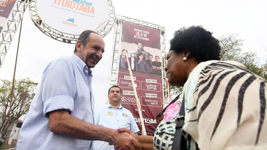 Alexandre Kalil durante evento de campanha em Ituiutaba, na campanha ao governo de Minas Gerais, em 2022 (Foto: Divulgaçao PSD/Divulgação)