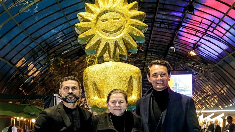 Gabriel Mascaro, Denise Weinberg e Rodrigo Santoro (Foto: Divulgação/Edison Vara/Ag.Pressphoto)