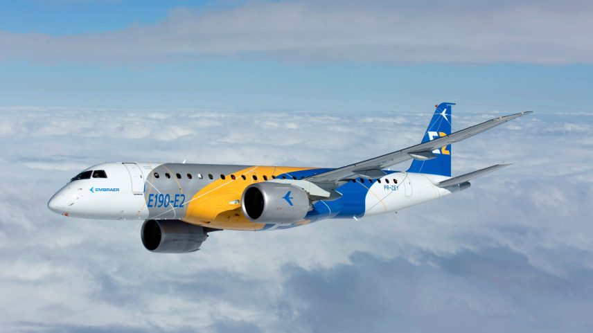 Avião E190-E2 da Embraer (Foto: Marcio Jumpei Nakatsui/Divulgação)
