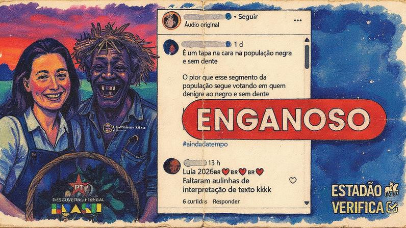Postagem tira de contexto fala do presidente Lula (Foto: Reprodução)