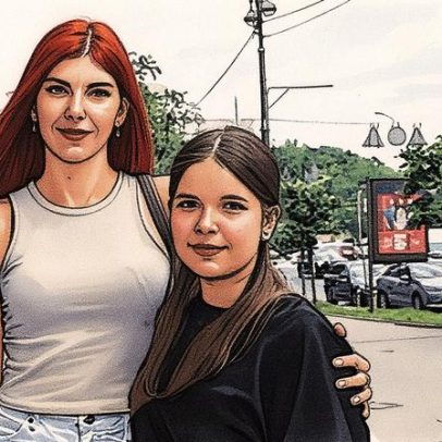 Margarita reencontra mãe após três anos e meio fora de Mariupol