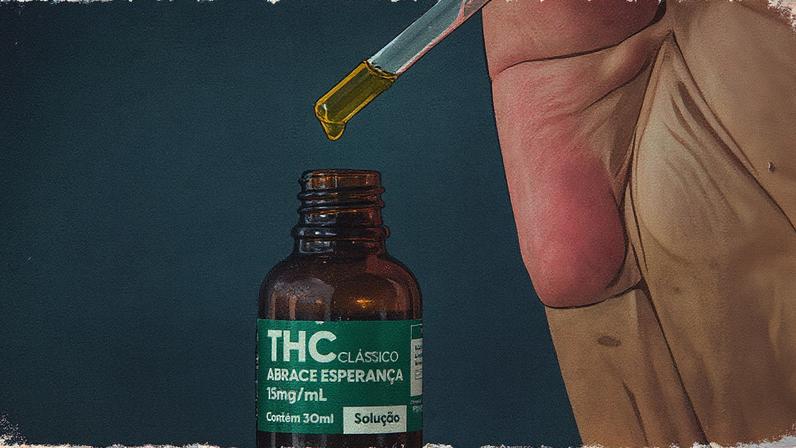 Óleo de Cannabis usado em tratamento para Alzheimer (Foto: Zanone Fraissat - 27.fev.23/Folhapress)