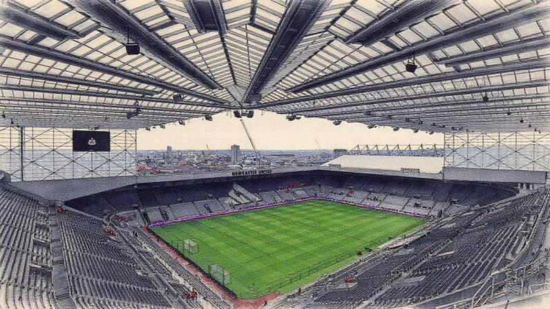 St James' Park vai ser o palco da partida entre Newcastle e Liverpool nesta segunda-feira, 25 (Foto: Harriet Massey/Newcastle United/Getty Images)