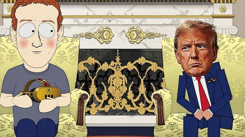 Sátiras de Mark Zuckerberg e Donald Trump em 'South Park' (Foto: Reprodução)