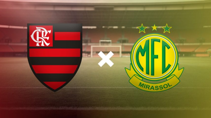Flamengo x Mirassol (Foto: Editoria de Arte)