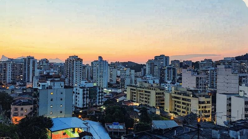 Bairro de Santa Rosa, em Niterói (Foto: Reprodução)