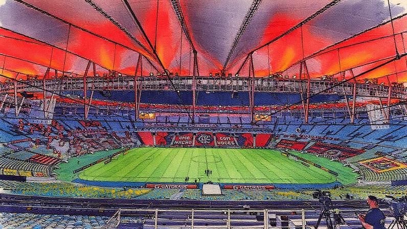 Estádio do Maracanã, no Rio de Janeiro, será palco da disputa entre Flamengo e Barcelona pelo título da Copa Intercontinental Sub-20. (Foto: Divulgação/Prefeitura do Rio)