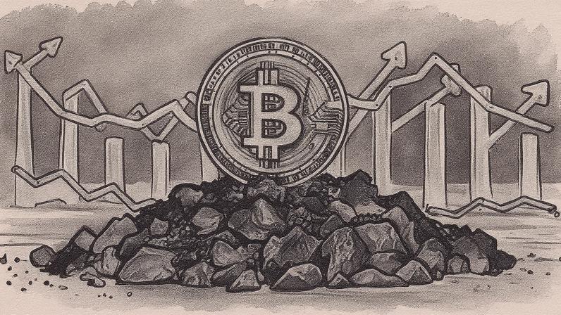 Gráfico representa movimentação do preço do Bitcoin (Foto: Leonardo Albertino)
