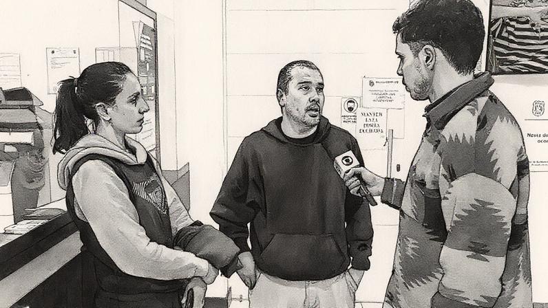 Homem é preso e soma 11 multas por tentar proibir que polícia estacione em frente à sua casa (Foto: Profissão Repórter)