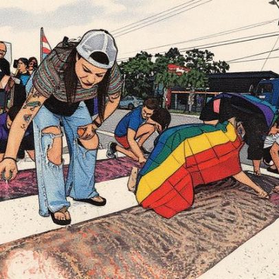 Conflito na Flórida por faixas de pedestres com a bandeira LGBTQ+ se intensifica