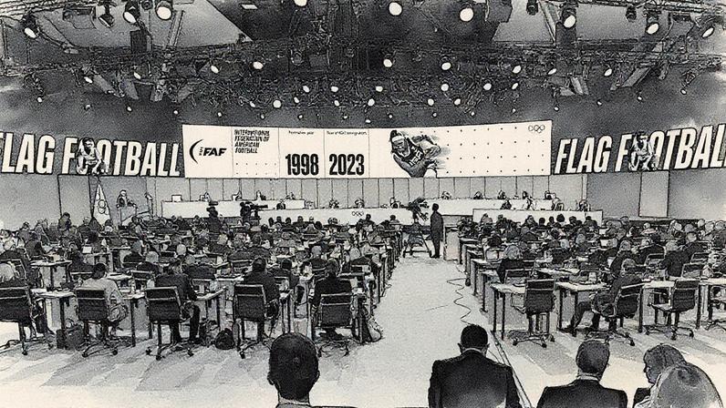 Flag football será um dos esportes estreantes nas Olimpíadas de 2028 (Foto: Getty Images)