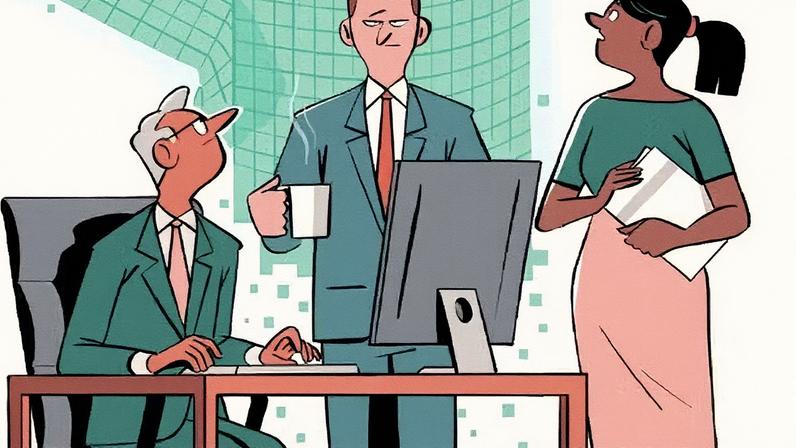 Os gastos corporativos com inteligência artificial estão disparando, à medida que os executivos apostam em grandes ganhos de eficiência. Até agora, eles relatam pouco impacto nos resultados financeiros (Foto: Antonio Sortino/The New York Times)