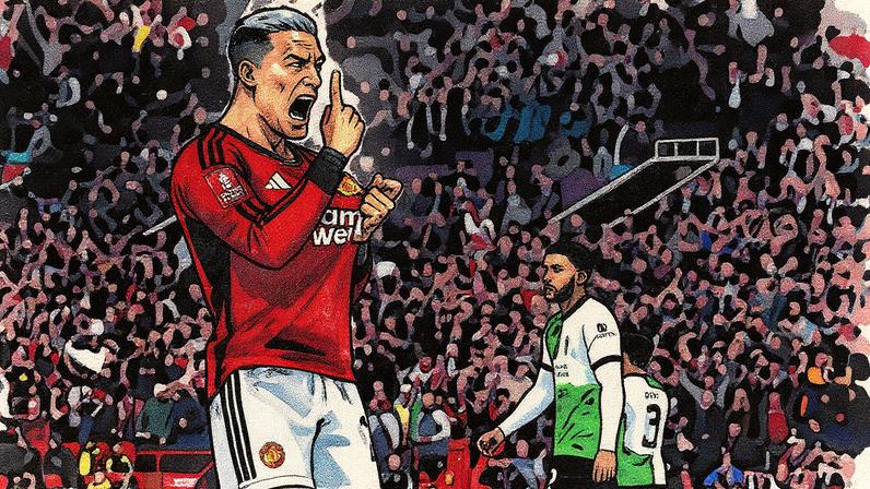 Antony - Manchester United x Liverpool (Foto: Paul ELLIS / AFP)
