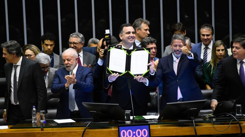 A reforma tributária foi promulgada no fim de 2024 (Foto: Marcos Oliveira/Agência Senado)