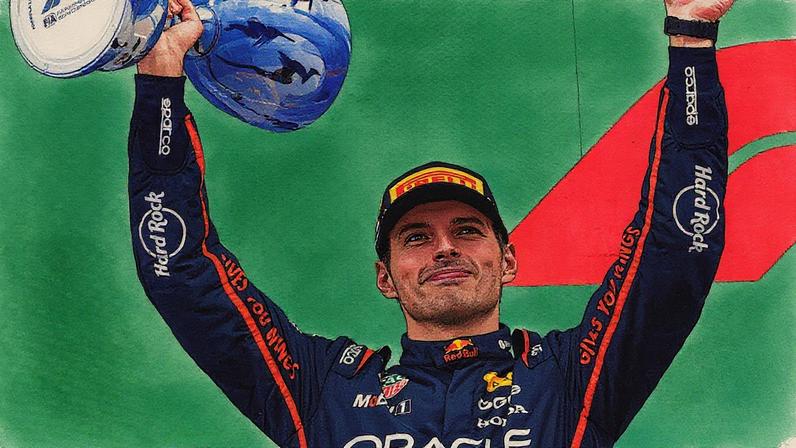 Max Verstappen ocupa o segundo lugar no GP da Holanda (Foto: Reprodução)