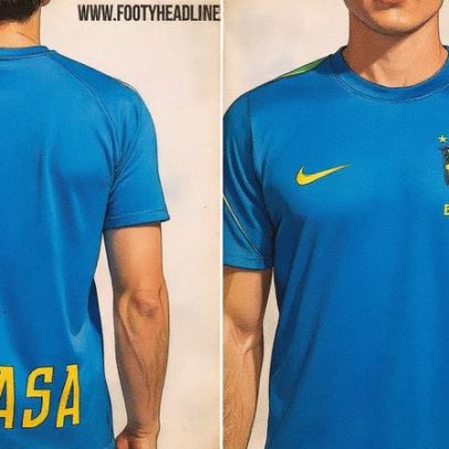 Vazamento revela novo uniforme de treino da seleção brasileira para 2026