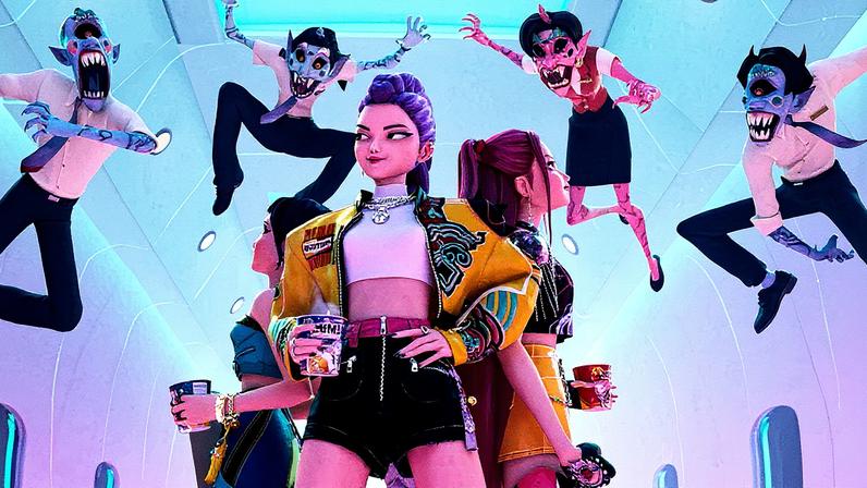 A pergunta desta semana do Five Burning Questions analisa a contínua dominância da trilha sonora de 'KPop Demon Hunters' na Hot 100. (Foto: Reprodução)