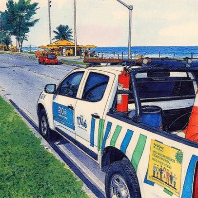 Orla do Recreio terá pista fechada para atividades de lazer a partir de domingo