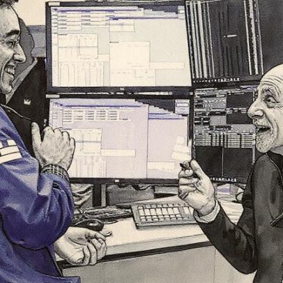 Futuros de ações se mantêm estáveis após fechamento recorde do Dow e expectativa por lucros da Nvidia