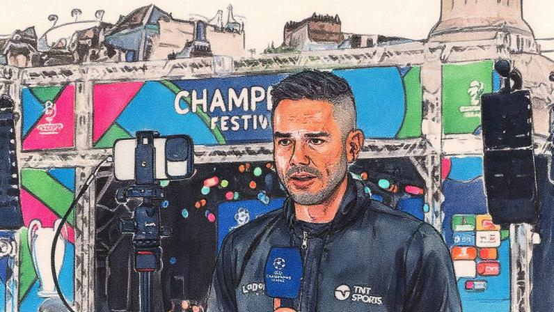 Marcelo Bechler se tornou comentarista da TNT após anos como correspondente em Barcelona. (Foto: Reprodução/TNT)