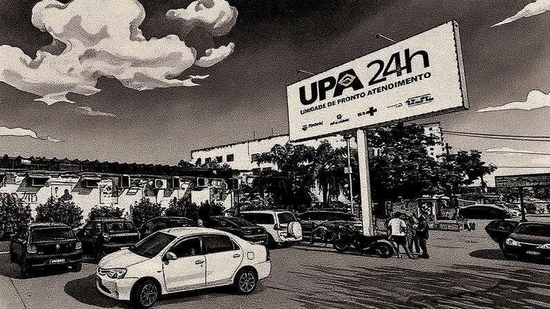 Organização Social foi contratada às pressas para gerir UPA em Itaguaí: prefeito diz que contrato foi encerrado repentinamente na gestão anterior (Foto: Reprodução)