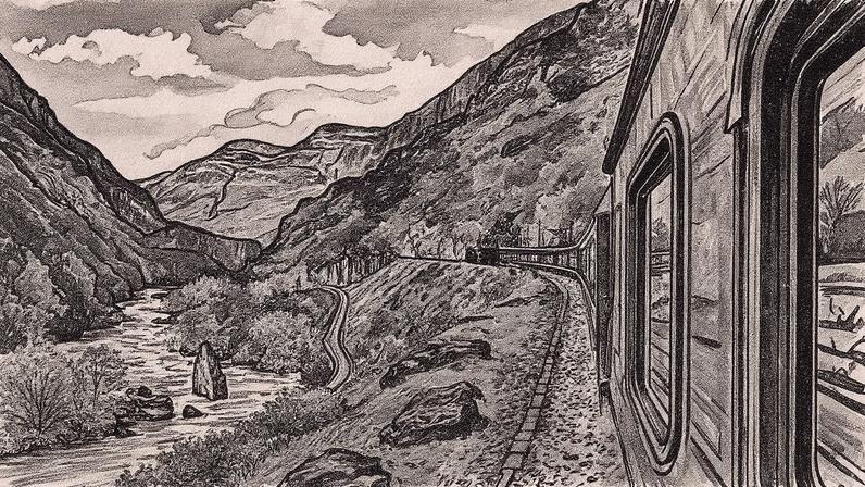 As vistas do trem de Flåm (Flåmsbana), durante seu percurso entre Flåm e Myrdal, na Noruega. (Foto: Ian Dagnall / Alamy/CORDON PRESS)