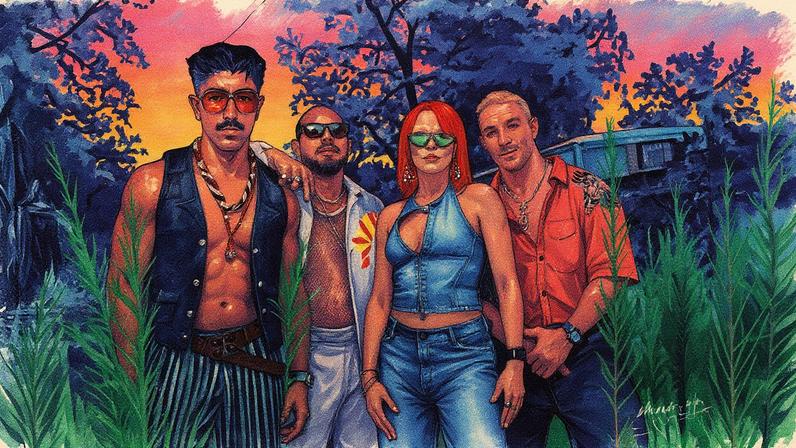 Major Lazer está de volta após uma pausa e agora conta com um novo membro, America Foster, e a nova música "Gangsta" com Busy Signal (Foto: Reprodução)
