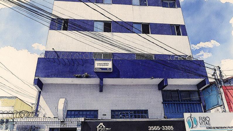 Fachada de clínica na qual o Banco Master investiu R$ 360 milhões, em Contagem (MG) (Foto: Washington Alves/Estadão)