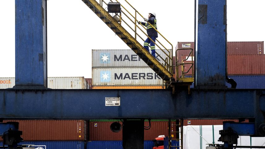 Operação no porto de Santos (Foto: Eduardo Knapp - 4.out.24/Folhapress)