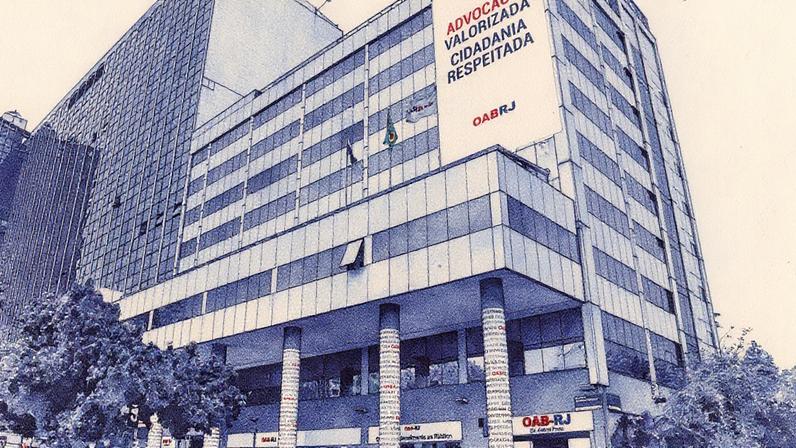 Sede da OAB-RJ, no Centro do Rio (Foto: OAB-RJ/Divulgação)