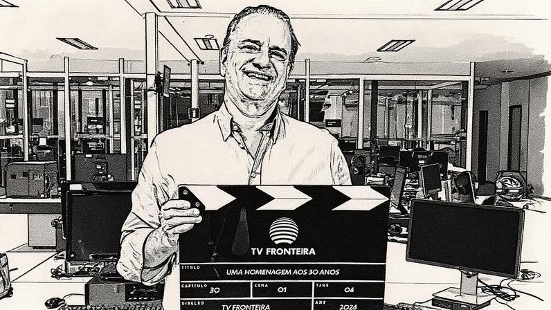 Paulo Lima, dono da TV Fronteira: Globo tenta trocar de afiliada em Presidente Prudente após 30 anos (Foto: Reprodução/TV Fronteira)