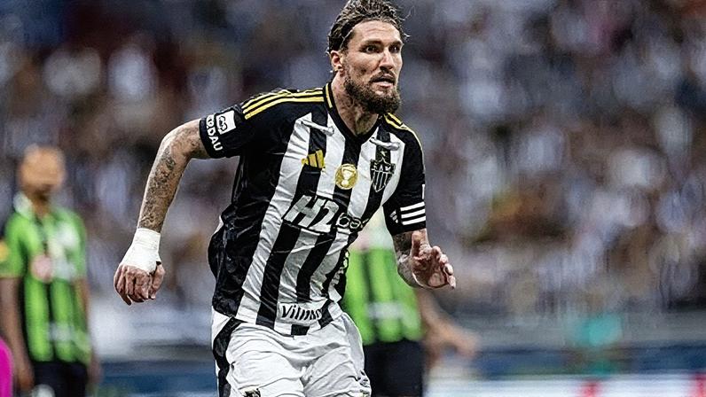 Lyanco marcou dois gols no jogo de ida da final do Mineiro (Foto: Reprodução)