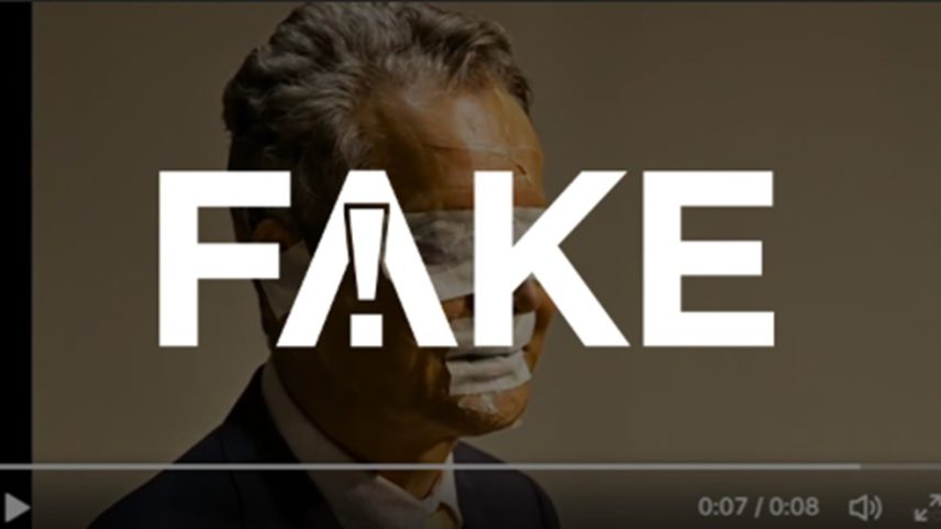 É #FAKE vídeo que mostra deputado dando entrevista com olhos, nariz e boca cobertos com esparadrapo (Foto: Reprodução)