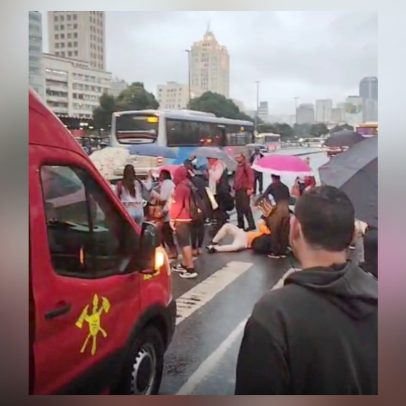 Cinco pessoas ficam feridas após atropelamento na Avenida Presidente Vargas, no Rio
