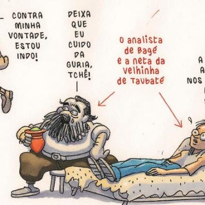Charge presta homenagem a Luis Fernando Veríssimo em nova ilustração