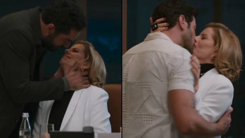 Odete Roitman beija dois em 'Vale Tudo' (Foto: Reprodução)